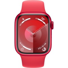 שעון חכם Apple Watch Series-9 GPS 41mm עם רצועה Product Red Sport Band בגודל M/L