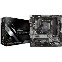 Материнская плата AM4 B450 Asrock Pro 4 Micro