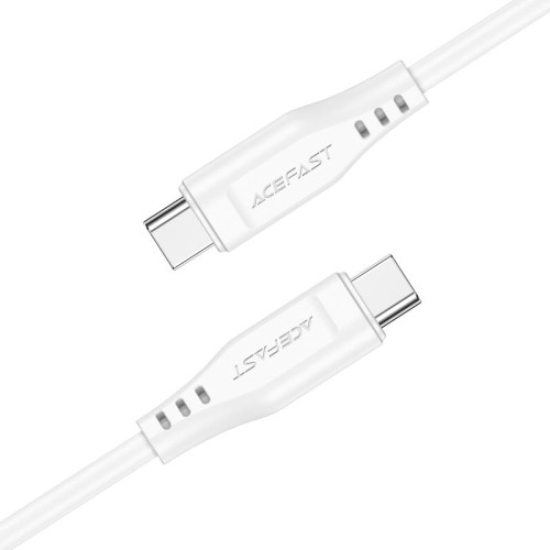 כבל טעינה והעברת נתונים C3-03 USB-C ל-USB-C לבן