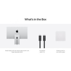 Apple Studio Display 27" 5K with Nano-Texture Glass and Tilt- and Height-Adjustable Stand