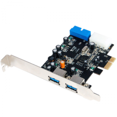 כרטיס הרחבה למחשב STLab PCIe USB 3.0 Card U-780