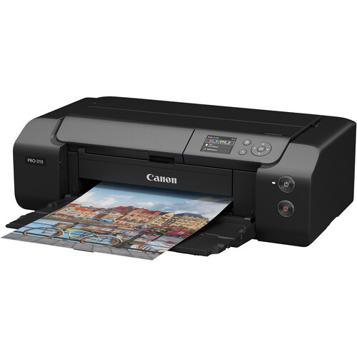 מדפסת הזרקת דיו מקצועית Canon imagePROGRAF PRO-310 בפורמט A3+ עם Wi-Fi — שחור