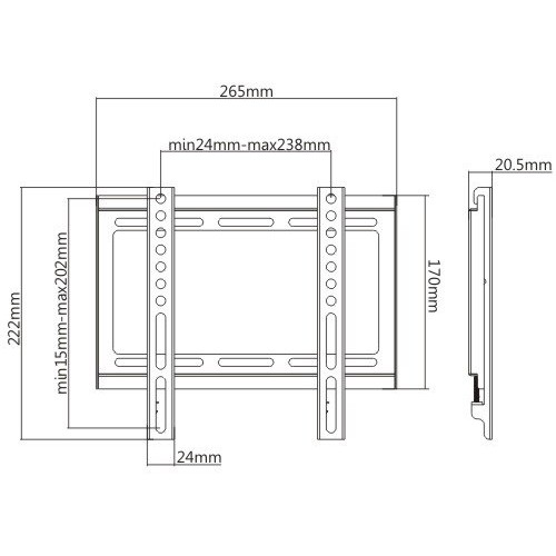 Wall Mount TV Bracket VM-109