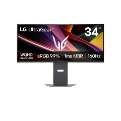 Curved gaming monitor LG UltraGear VA 34" UltraWide WQHD 160Hz