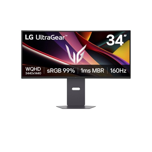 Curved gaming monitor LG UltraGear VA 34" UltraWide WQHD 160Hz