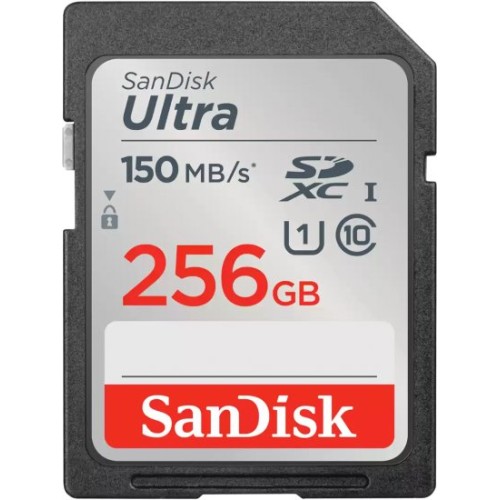 SanDisk Ultra SDXC UHS-I Class-10 карта памяти с емкостью 256ГБ