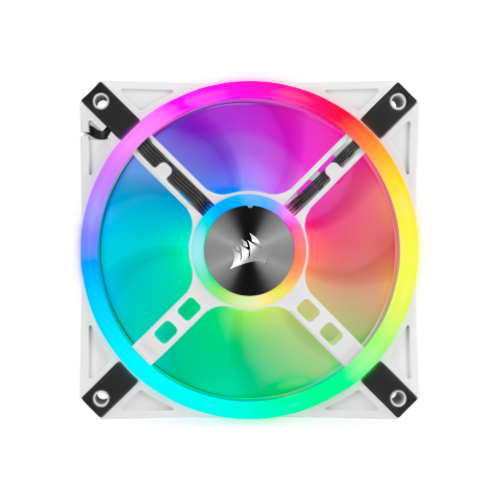 Fan CORSAIR iCUE QL120 RGB 120 mm PWM white