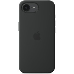 כיסוי סיליקון מקורי ל-Apple iPhone 16e — שחור