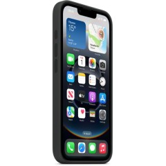 כיסוי סיליקון מקורי ל-Apple iPhone 16e — שחור