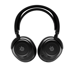 אוזניות גיימינג אלחוטיות שחורות Steelseries Arctis Nova 7 Wireless