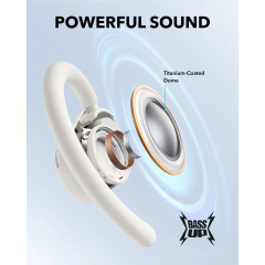 Anker Soundcore V20i Open-Ear Clip Earbuds — White