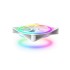 Fan NZXT F140 RGB DUO 140 mm dual-sided RGB white