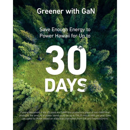 Anker 737 GaNPrime 120W Wall Charger (2×USB-C + USB-A) — Black