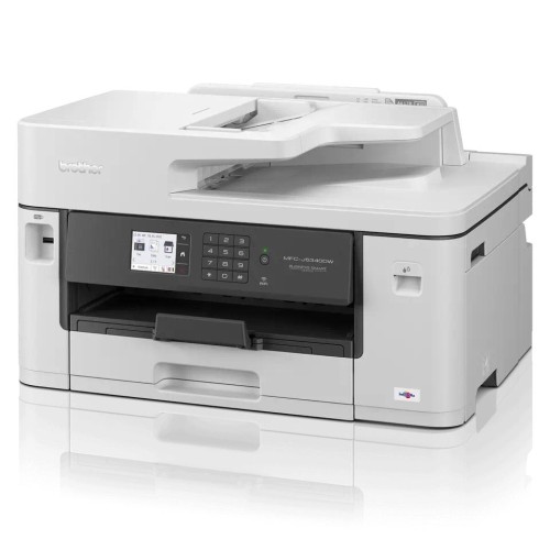 Беспроводное струйное МФУ Brother MFC-J5340DW 4-в-1 с автоматической двусторонней печатью, ADF и факсом — белый