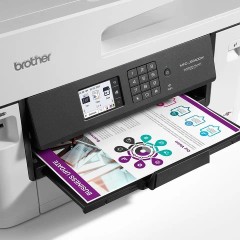 Беспроводное струйное МФУ Brother MFC-J5340DW 4-в-1 с автоматической двусторонней печатью, ADF и факсом — белый