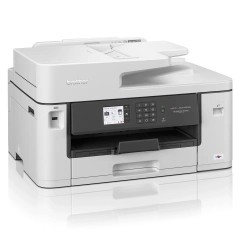 Беспроводное струйное МФУ Brother MFC-J5340DW 4-в-1 с автоматической двусторонней печатью, ADF и факсом — белый