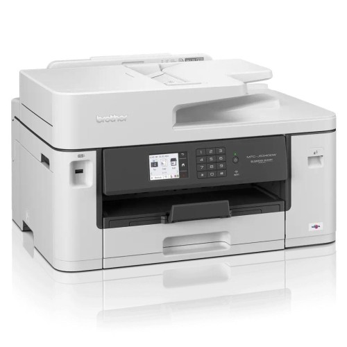 Беспроводное струйное МФУ Brother MFC-J5340DW 4-в-1 с автоматической двусторонней печатью, ADF и факсом — белый