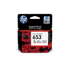 Original HP 653 Tri-Color Ink Cartridge for HP DeskJet Ink Advantage Printers
