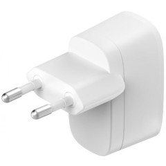 מטען קיר Belkin BoostCharge USB-A בהספק 12W (לבן)