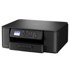 Компактный беспроводной многофункциональный струйный принтер Brother DCP-J1310DW 3-в-1 с автоматической двусторонней печатью — черный