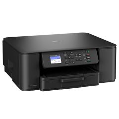 Компактный беспроводной многофункциональный струйный принтер Brother DCP-J1310DW 3-в-1 с автоматической двусторонней печатью — черный
