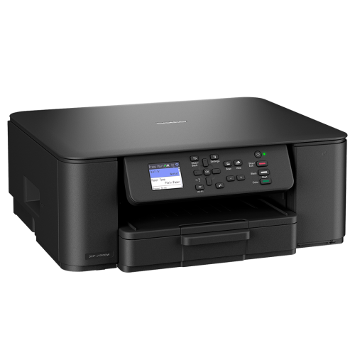 Компактный беспроводной многофункциональный струйный принтер Brother DCP-J1310DW 3-в-1 с автоматической двусторонней печатью — черный