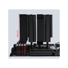 COOLLEO ETIAN P60T ECO Black Edition V2 CPU Cooler