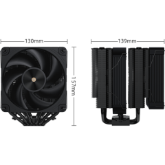 COOLLEO ETIAN P60T ECO Black Edition V2 CPU Cooler