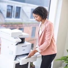 Brother MFC-L5710DW Professional A4 Monochrome Laser Multifunction Printer with Wi-Fi, Scanner, Copier and Fax — White