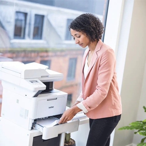 Brother MFC-L5710DW Professional A4 Monochrome Laser Multifunction Printer with Wi-Fi, Scanner, Copier and Fax — White