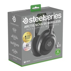 אוזניות גיימינג אלחוטיות Arctis Nova 5X — שחור