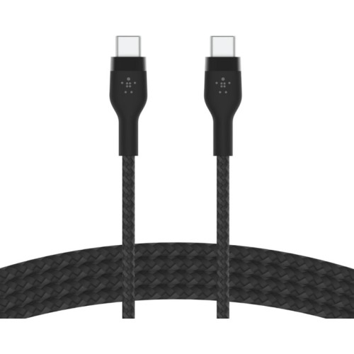 Кабель Belkin BoostCharge Pro Flex – USB-C на USB-C 2.0 1 метр (черный)