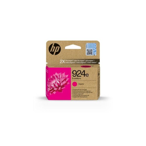 Original HP 924e EvoMore Magenta Ink Cartridge for HP OfficeJet Pro Printers