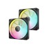 Стартовый комплект вентиляторов CORSAIR iCUE LINK LX140 RGB 140 мм PWM (2 шт.)