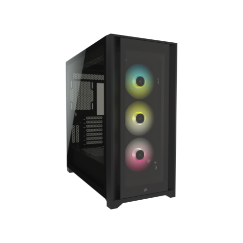 Computer Case CORSAIR ICUE 5000X RGB SMART TG BLACK