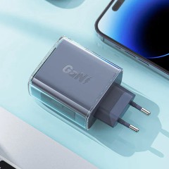Сетевое зарядное устройство A45 (2xUSB-C, 1xUSB-A) 65W PD Чёрный