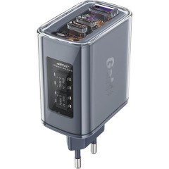 Сетевое зарядное устройство A45 (2xUSB-C, 1xUSB-A) 65W PD Чёрный
