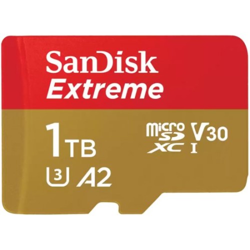 SanDisk Extreme A2 MicroSDXC карта памяти с емкостью 1ТБ