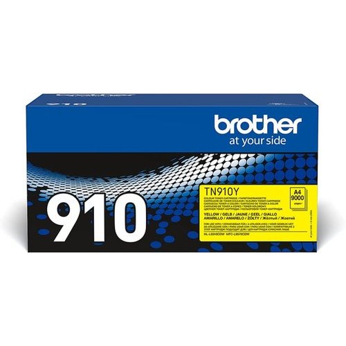 Brother TN-910Y Original Yellow Toner Cartridge for Brother Laser Printers