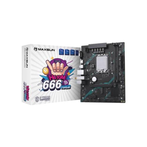 Материнская плата MAXSUN H610M 666 WIFI6 AR ГБ