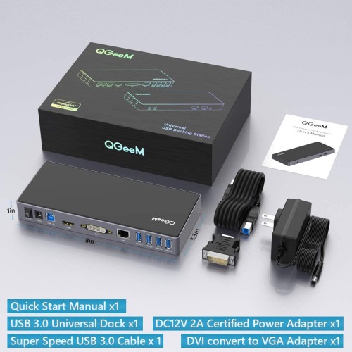 Док-станция QGEEM USB A D-3900