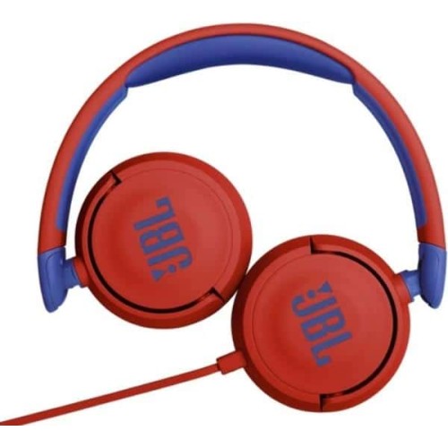 אוזניות חוטיות לילדים JBL Jr310 בצבע אדום כחול