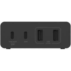 מטען Belkin Boost Charge Pro עם 4 יציאות 108W (שחור)