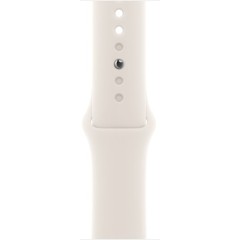 Apple Watch SE GPS 40 мм + Cellular в цвете Starlight Aluminium с ремешком Starlight Sport Band M/L (2024)