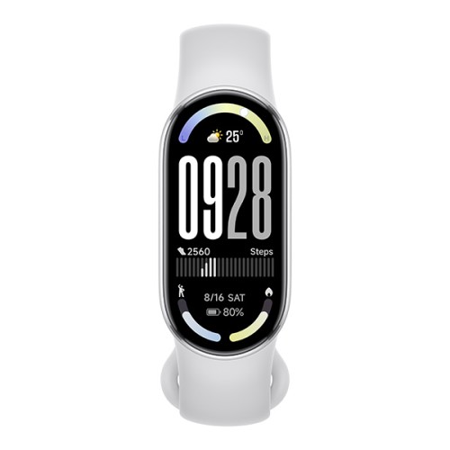 צמיד כושר חכם של שיאומי מדור 10 Xiaomi Smart Band (כסף)