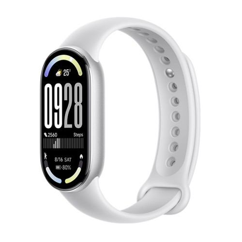 צמיד כושר חכם של שיאומי מדור 10 Xiaomi Smart Band (כסף)
