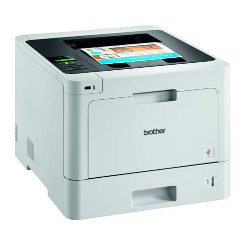 Brother HL-L8260CDW Wi-Fi Color Laser Printer with Automatic Duplex Printing — White