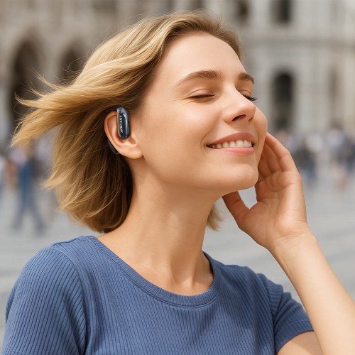 אוזניות אלחוטיות OWS FA005 ACEFIT SE — שחור