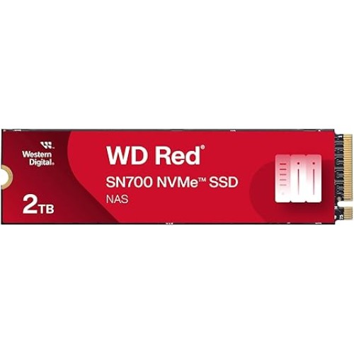 WD Red SN700 NVMe 2TB Internal SSD for NAS Devices