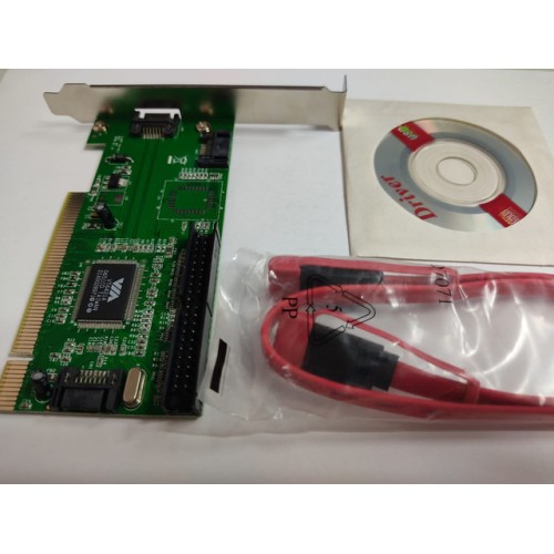 Expansion card for computer PCI SATA Controller Card